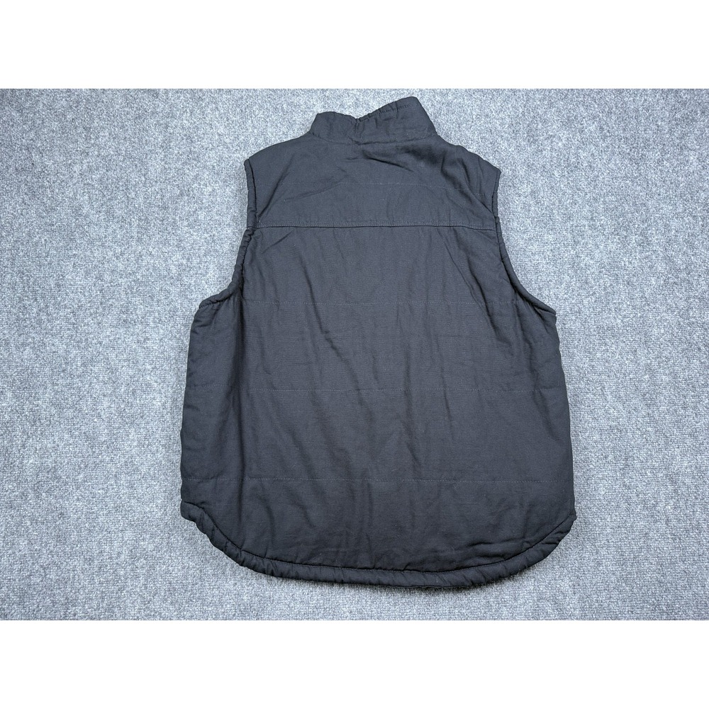 Lee Canvas Sherpa Lined Insulated Workwear Vest Mens XL Black Full-Zip NWT - Picture 6 of 6
